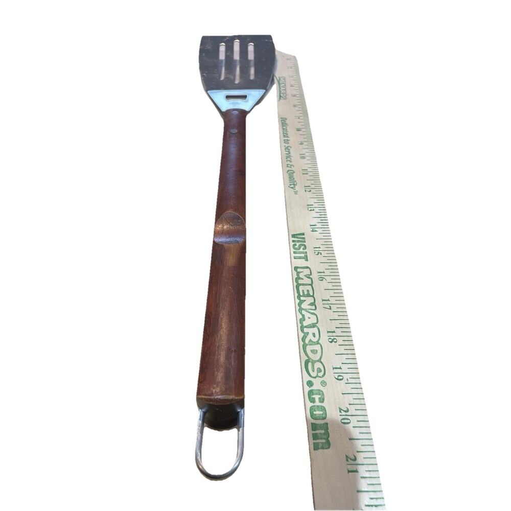 Heavy Duty Ducks Unlimited Wood Handle BBQ Grill Spatula Flipper Bottle Opener